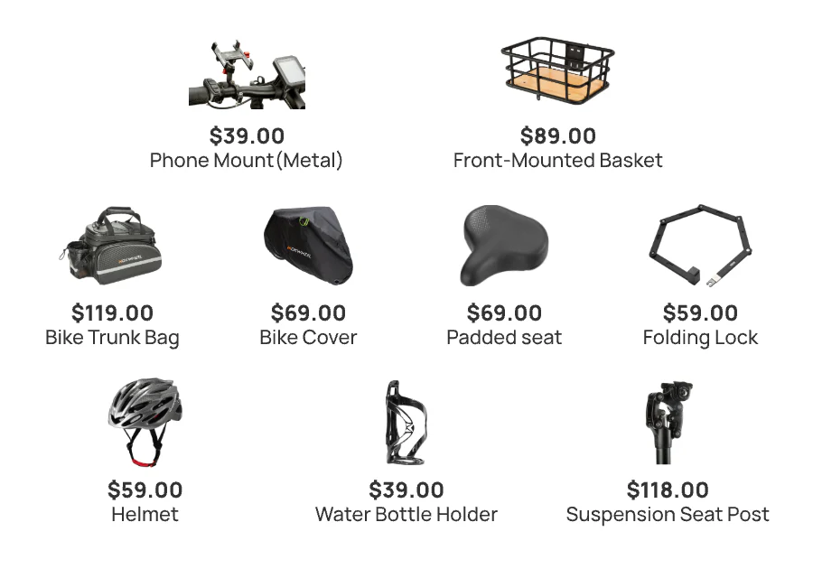 Deluxe Accessory Pack(For Commuter)